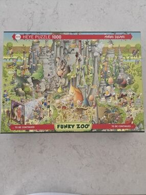 Heye Funky Zoo 1000-Piece Jigsaw Puzzle - Colorful Illustration